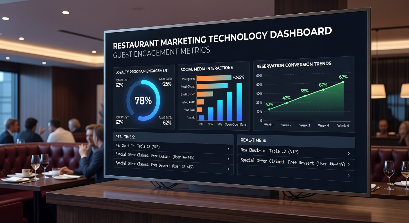 Enterprise restaurant chain loyalty program management interface on desktop monitor